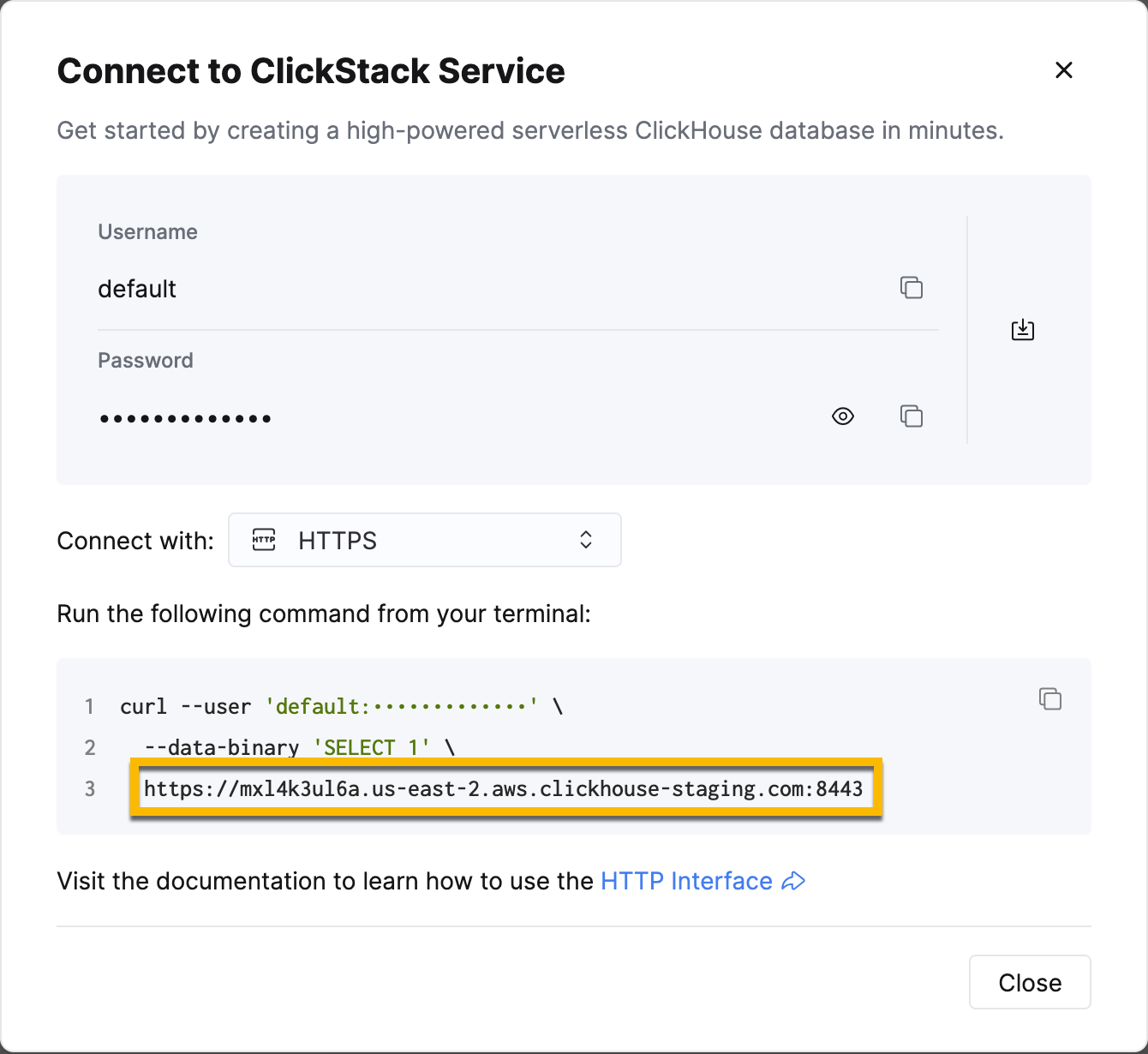 Подключение к облаку